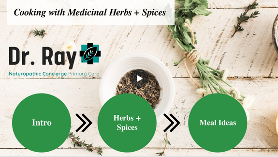 Cooking with Medicinal Herbs + Spices Webinar